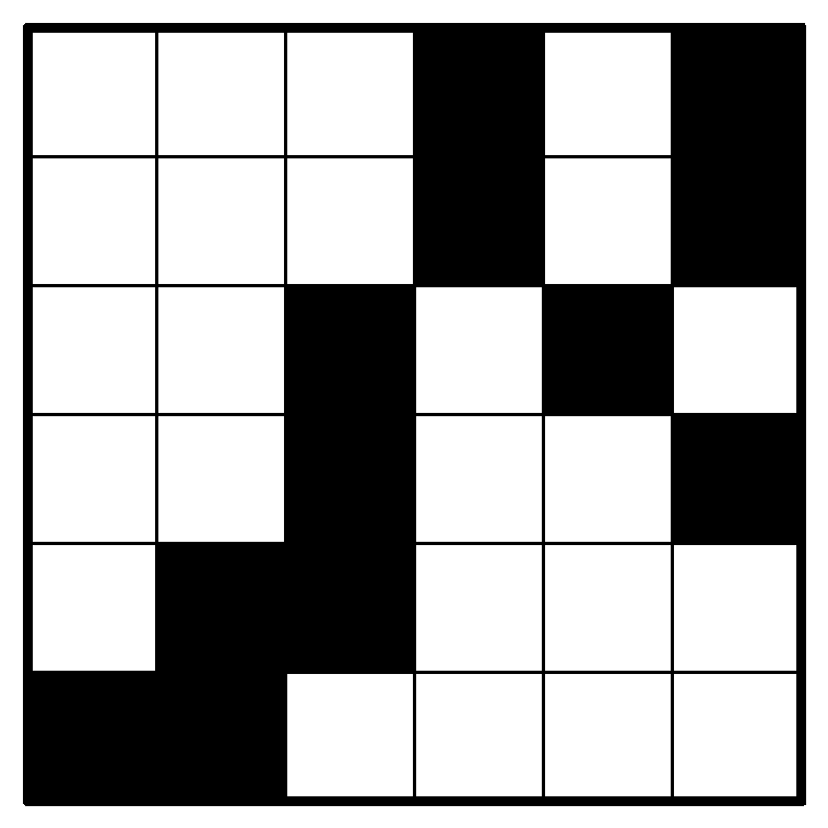 Клетки таблицы 4х5 раскрашены в черный. Задачи на разрезание шахматной доски. Головоломка с закрашиванием клеточек. Разрежьте клетчатую фигуру на 2 одинаковые части. Закрашенные клетки на бумаге.